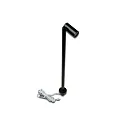 LED Mono Spot til Objektbelysning, højde trinløs op til 30cm, 24V DC, Cri >90, drejeligt/ svingbar, 1.5W 3000K 38°, sort