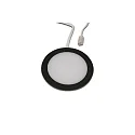 Indbygningslampe FAR 58 - LED-24 rund IP44/IP20, sort mat dæmpbar 3W 225lm 3000K 115° 115° CRI > 93
