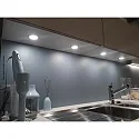 Hera LED Overfladelys Indbygningslampe FAR 68-LED, IP44, rund, LED-24 forbindelse, CRi >90, 3000K 270lm 110°, sort