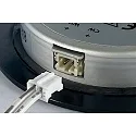 Hera LED Overfladelys Indbygningslampe FAR 68-LED, IP44, rund, LED-24 forbindelse, CRi >90, 3000K 270lm 110°, sort