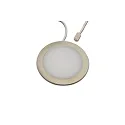 LED Overfladelys Indbygningslampe FAR 68-LED, IP44, rund, LED-24 forbindelse, CRi >90, 3000K 270lm 110°, rustfrit stål