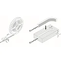LED Strip TAPE FN-6 FREECUT 930 / 5M med stik hvid