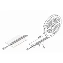 Hera LED Strip TAPE F CORNER 270° 930 / 5M med stik hvid