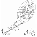 Hera LED Strip TAPE F 10/6 930 / 5M med stik hvid