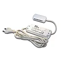 Transformer LED 24/15W Netledning, 200cm med Eurostik, 12-foldet distributør
