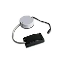 Dæmpbar LED Transformer 350mA 9W, 1-foldet, 10-100%, inkl. forbindelseklemme til 230V med integreret gennem ledninger