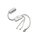 24V Dæmpningscontroller 1-10V 80W med 12-foldet distributør, Lysdæmpningslinje 30cm med Mini AMP-stik