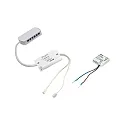 24V Dæmpningscontroller Radio 80W med 12-foldet distributør inkl. UP Modul med radioknap