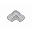 hjørnestik CORNER CLIP 90° - FOR 8MM LED STRIPS, gennemsigtig