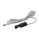 Tilbehør til LED Track  24V skinne - feeder med tilslutningskabel 250cm inkl. LED-24 stik, sort