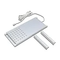 Flad LED Skab armatur LED L-Pad, med LED-24 forbindelse, CRi >90, dæmpbar, 7.5W 3000K 480lm 110°, anodiseret aluminium