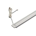 Flat LED Recessed luminaire LED IN-Stick H for milled groove, IP44, with LED 24 plug cable, 113cm, 27.5W 3000K 100°, CRI> 95