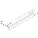 Hera Flat LED Under-cabinet luminaire LED Top-Stick FMK with indirect share, IP20, CRi> 95, LED 24 connection, 45cm, 8.0W 4000K