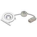 LED Recessed spot SR 68-LED, Set (incl. transformer), IP44, 230/350/700mA, CRi >90, dimmable, 7.5W 2700K 800lm 30°, white