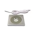LED Indbygningsspot AQ 78-LED, firkantet, 9 x 9cm, med LED-24 stik, CRi >95, blændfri, stiv, 7.5W 3000K 450lm 80°