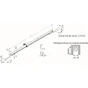 Drejelig, rund LED Overflade Lampe LED PIPE F med homogent overfladelys, 121cm, 22.3W 3000K