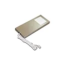 LED Skab armatur LED Slim-Pad F, IP20, homogen overfladelys, med LED-24 forbindelse, 5W 4000K, rustfrit stål look
