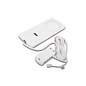 LED Skab armatur LED Slim-Pad F, IP20, med IR dæmper, homogen overfladelys, med LED-24 forbindelse, 5W 4000K, hvid