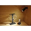 LED Spot LED Point S, med M8x1 tråd, 2 Udskiftelige linser, 350mA forbindelse, anodiseret aluminium, 1W 5000K 115lm 20°/30°