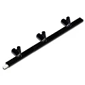 Drejeligt og svingbar LED-2-Link SPOT, 3-flammer, til LED-2-Link-profiler, 30cm, CRi >90, 3x 1.5W 4000K 80lm 38°, sort