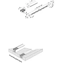 Hera LED Overfladelys skinne LED-2-Link FLOOD, 90cm, til LED-2-Link-profiler, CRi >95, 16.1W 4000K 930lm 120°, anodiseret aluminium