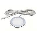 HV LED Overfladelampe FR 68-LED, Inbygning / Overflade montering, IP20, 230V HVLCS, 3W 3000K 200lm 110°, Chrom matt