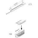 Hera LED Indbygningslampe, 20W, 3000K, IP44, aluminium
