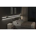 Hera wall luminaire INTERO-LINE 60CM (NV) up / down, tunable white IP20, black matt 