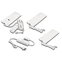 Sæt af 3 LED Skab armatur LED Slim-Pad F, IP20, med IR dæmper + Transformer LED-24 / 30W, 5W 4000K, hvid