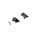 2pc. set of end cap for LED milling mount profile A, 24mm, with fastening screws, black
