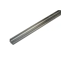 LED Indfræset profil I 24mm (intern, asymmetrisk) til dækningsprofil 15mm, længde 100cm, anodiseret aluminium