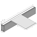 mounting bracket, black