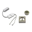 24V Dæmpningscontroller Radio 80W med 12-foldet distributør, til træboring Ø 35mm, rustfrit stål look