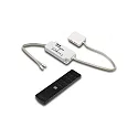 24V RGB-controller Radio 75W med 4-foldet, distributør inkl. 1 Kanal-Radio fjernbetjening
