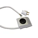 socket, anodised aluminium