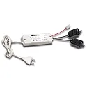 Transformer LED 350/2x 9W DIM 2 x 3-foldet, distributør + je 2 kortslutning stik