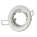Heitronic Recessed spot max. 50W with aluminum reflector, swiveling, white