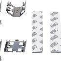 LED Under cabinet luminaire MECANO 110°, 3000K, 1000mm, 15W, 1000lm