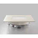 HEITRONIC LED Indbygningslampe NIZZA Panel, IP20, FIRKANTET, 7.5cm, 2.2W 2700K 50lm 120°, hvid