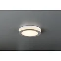 HEITRONIC LED Indbygningsdownlight AURORA med lys ring, IP44, Ø 8cm, 6W 3000K 450lm, sølv