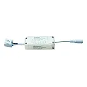 HEITRONIC LED Indbygnings downlight AURORA med sidelysring, IP44, Ø 10cm, 10W 3000K 830lm, hvid