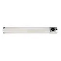 HEITRONIC LED Skab armatur DETMOLD 677mm, 8W, 120°, 3000K, 450lm, IP20, ikke dæmpbar, sølv / glas opal