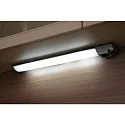 HEITRONIC LED Skab armatur DETMOLD 677mm, 8W, 120°, 3000K, 450lm, IP20, ikke dæmpbar, sølv / glas opal