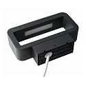 HEITRONIC LED Væglampe JUNO Udendørslampe, 6W, 120°, 3000K, 280lm, IP54, antracit