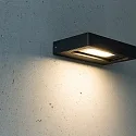 HEITRONIC LED Væglampe CORDOBA Udendørs lampe, 12W, 3000K, 600lm, IP54, antracit