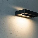 HEITRONIC LED Væglampe CORDOBA Udendørs lampe, 12W, 3000K, 600lm, IP54, antracit