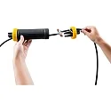 HEITRONIC Kabel ærme, 190x70mm, IP68, sort/gul, gul, sort