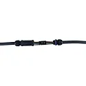 HEITRONIC Cable connector 5 pin cable bushing  8-14mm (M25) for connecting supply lines made of PVC, silicone or rubber
