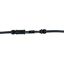 HEITRONIC Cable connector 5 pin cable bushing  8-14mm (M25) for connecting supply lines made of PVC, silicone or rubber
