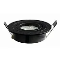HEITRONIC Indbygningsspot DL7801, RUND, GU10 & GU5.3, LED maks. 8W, IP20, drejelig, sort
